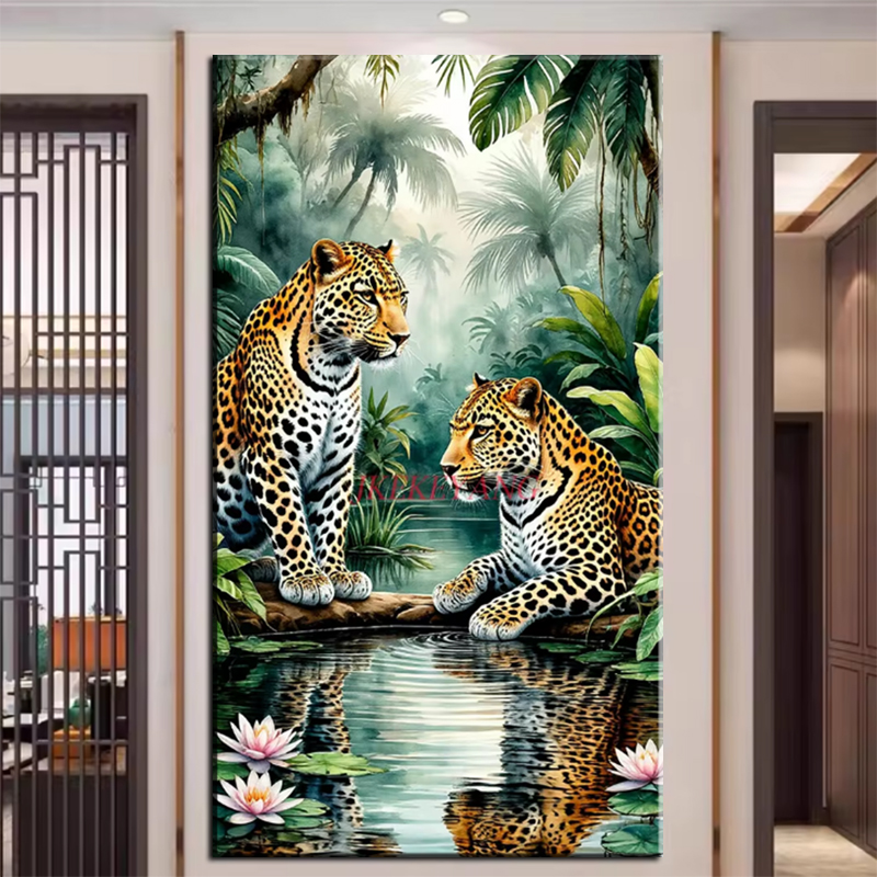 Art And Craft Jungle - Nova selva floresta paisagem 5d diy