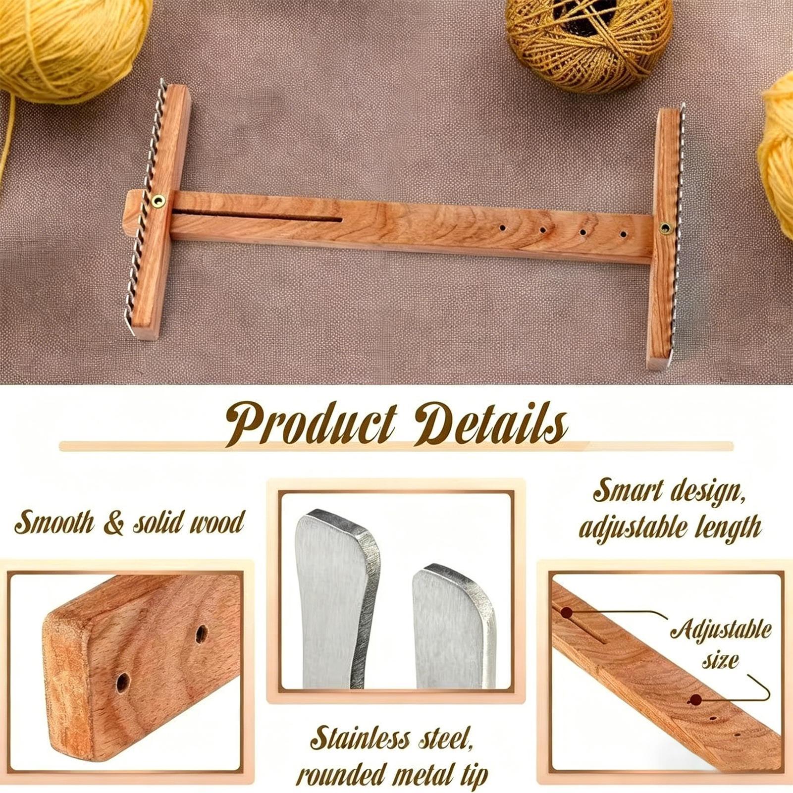 Loom Weaving Frame - Tear de Tecelagem de Madeira com
