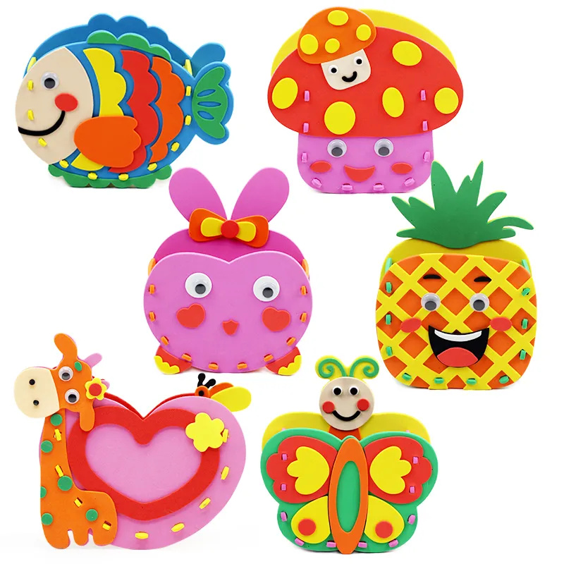 Art Craft For Kindergarten - 2 pçs diy dos desenhos animados