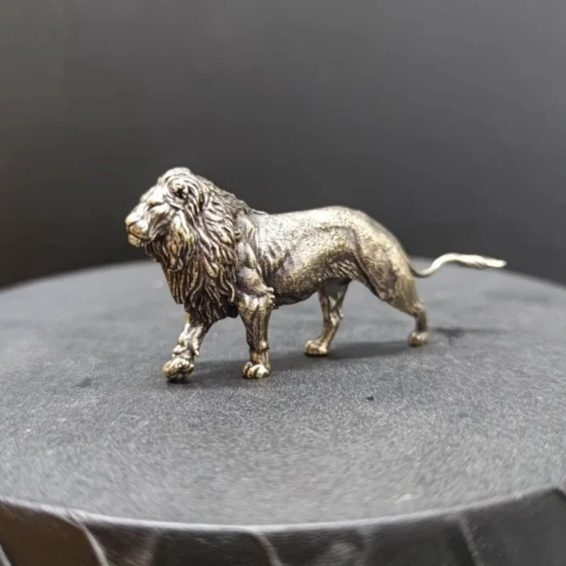 Art Craft Lion - Mini escultura de leão de latão
