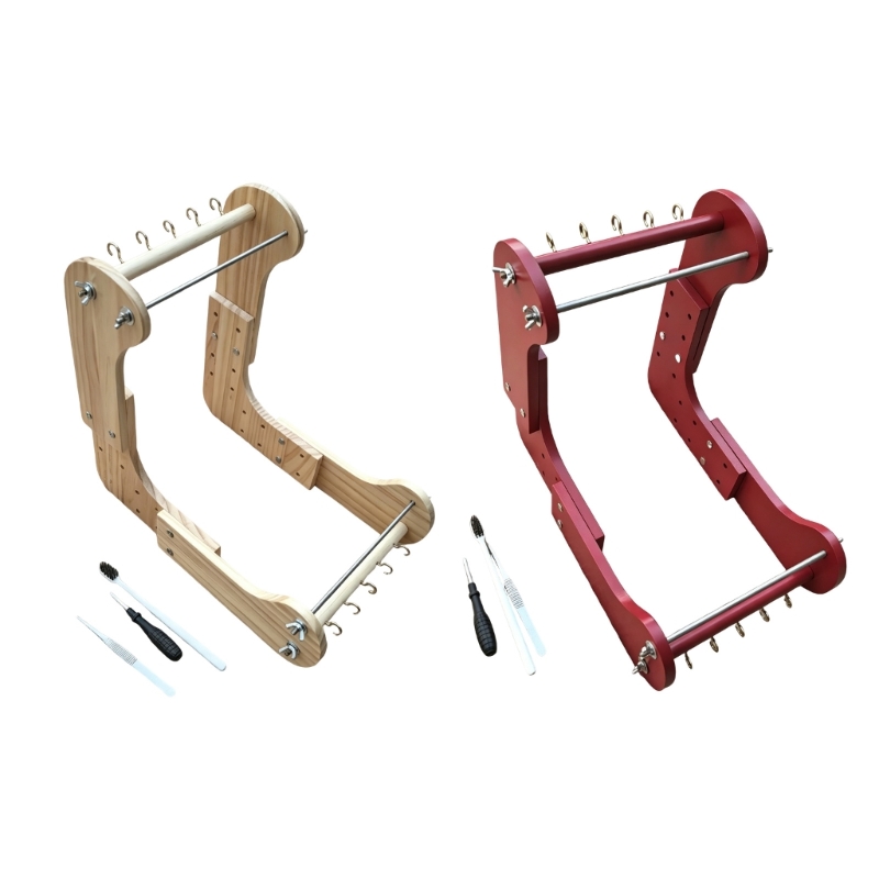 Loom Weaving Frame - ajustável do tear do grânulo da