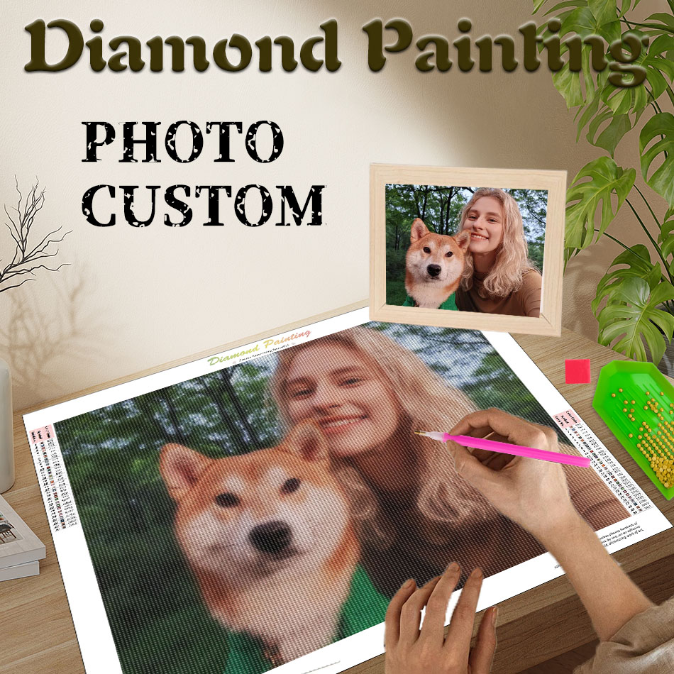 Wallpaper Art And Craft - Pintura em Diamante PhotoCustom, Crie Arte