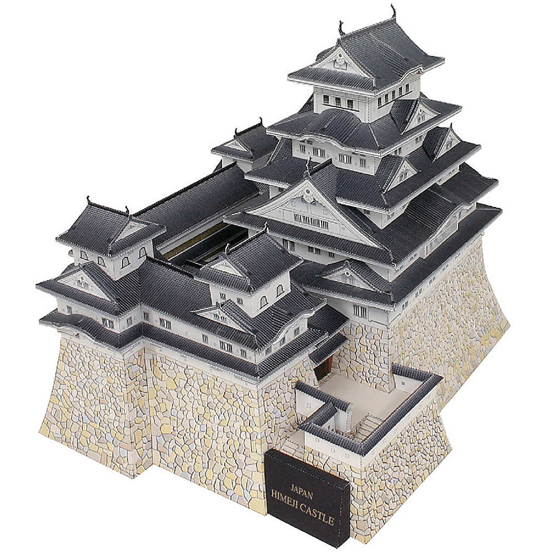Art Craft Japan - Japão himeji castelo 3d modelo de