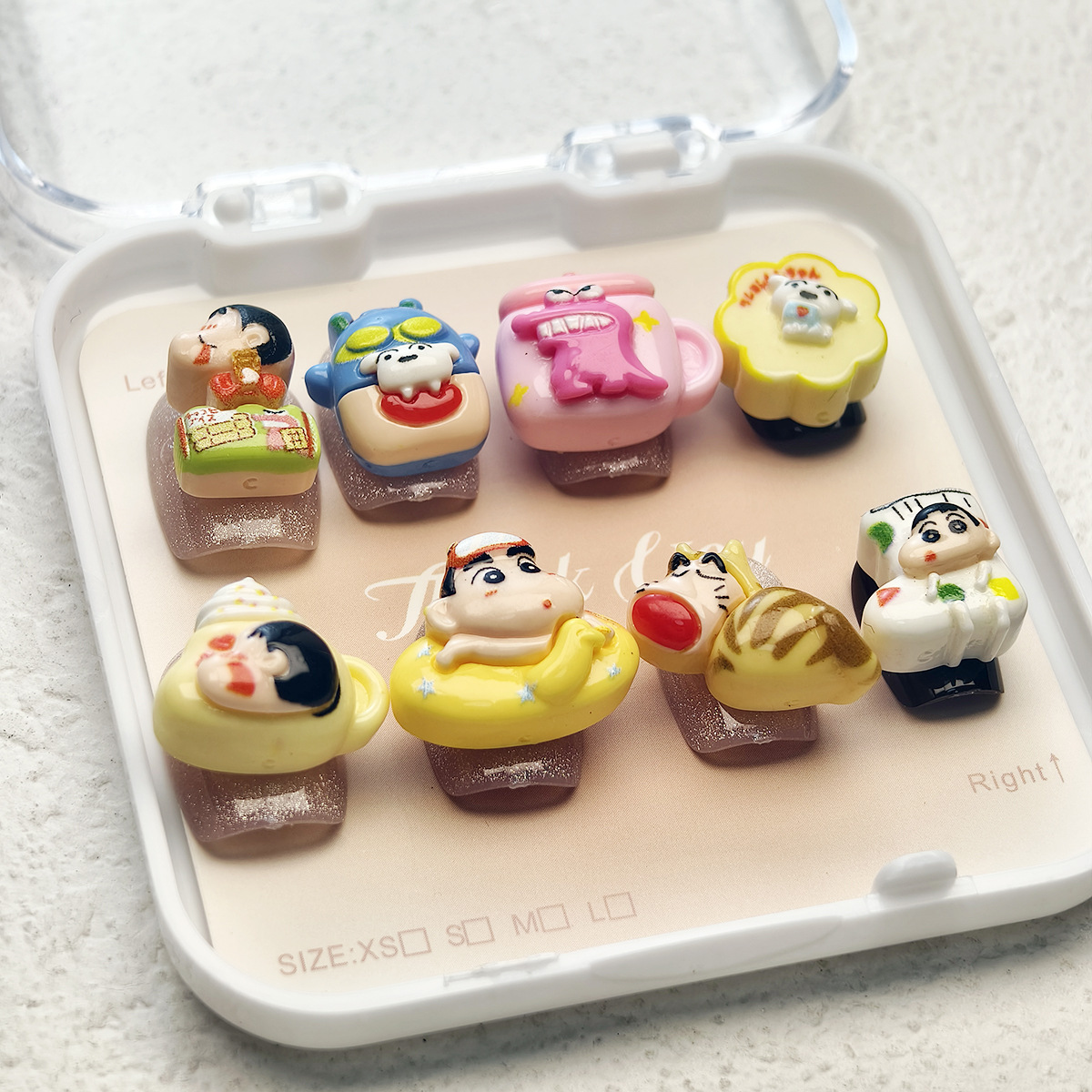 Art Craft Japan - 20 pçs resina mini lápis shin-chan