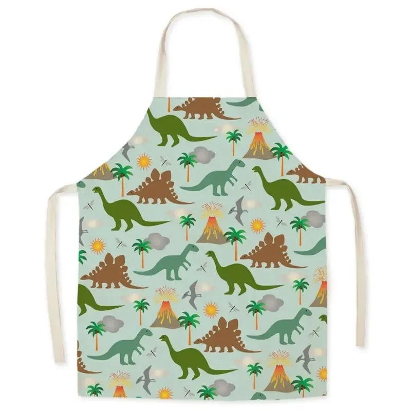 Art And Craft Jungle - Avental Infantil de Linho Sem Mangas