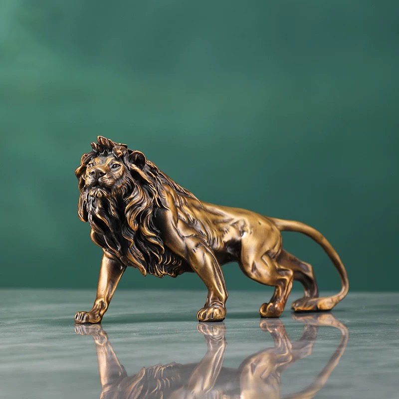 Art Craft Lion - Ornamento de escultura de leão de
