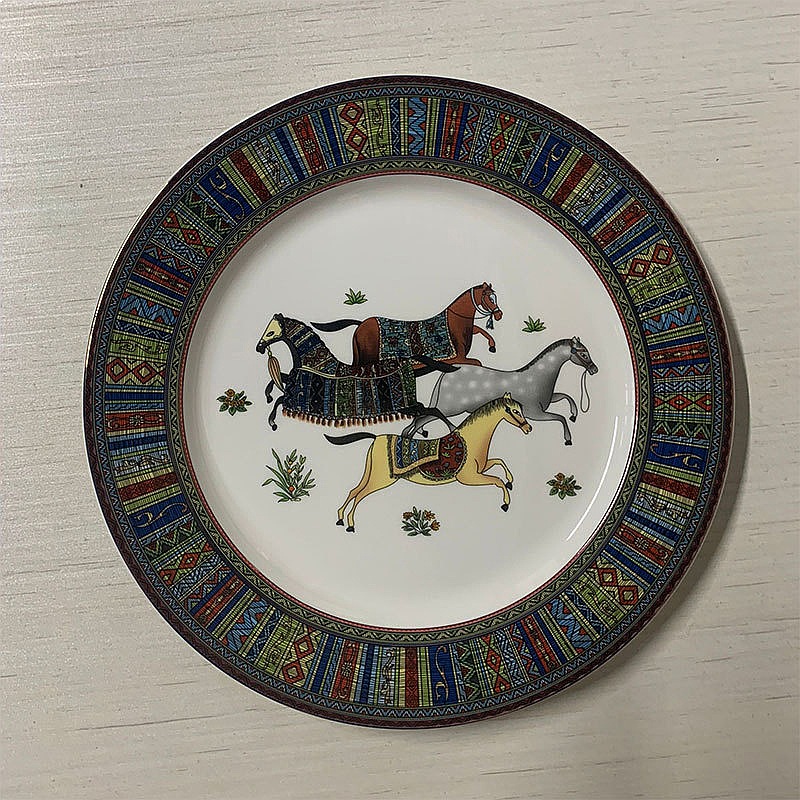 Art And Craft Jungle - Prato de Jantar de Porcelana Fina