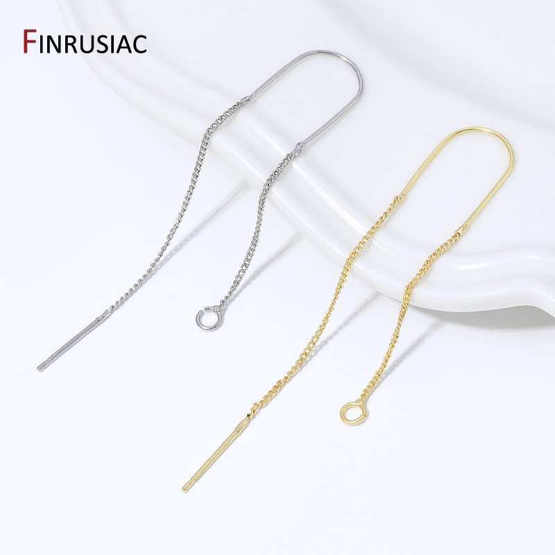 Art Craft Wire - Brincos de Corrente Longa com Borla