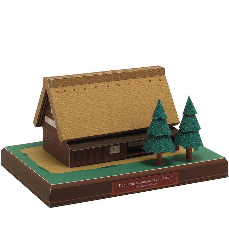 Art Craft Japan - Japão cottage gasshozukuri mini modelo de