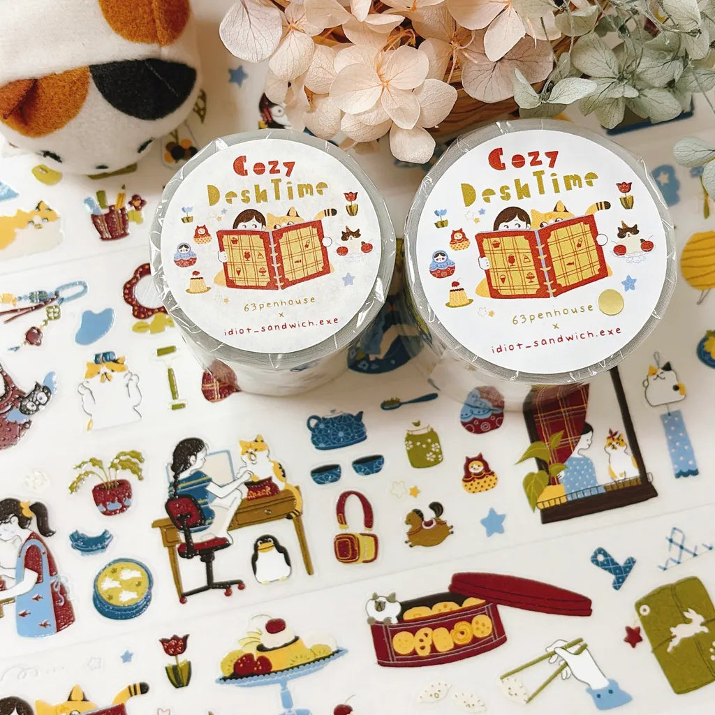 Washi Tape Rolls - Fita Adesiva Decorativa de Papel Washi