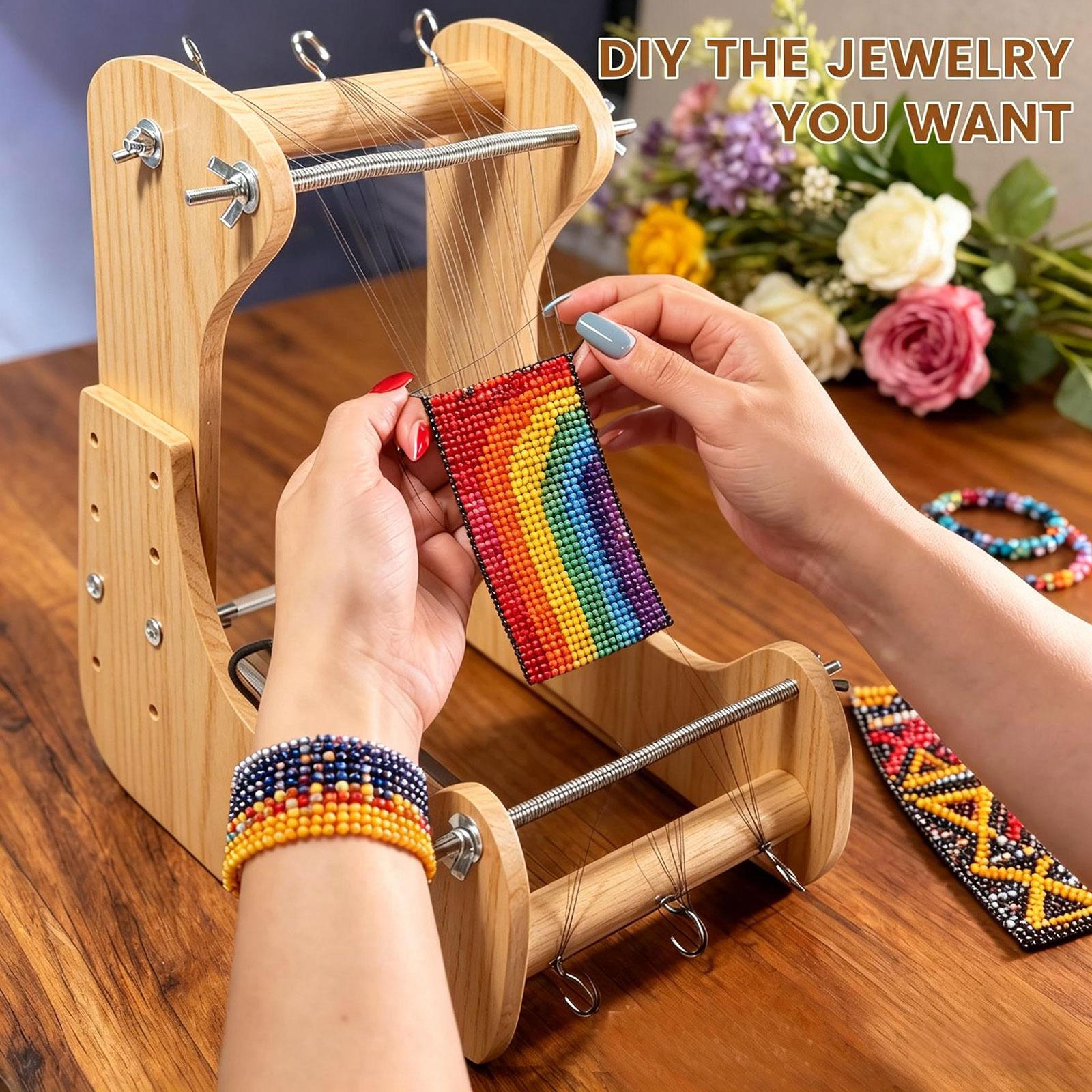 Loom Weaving Frame - Tear de Miçangas Versátil com Estrutura