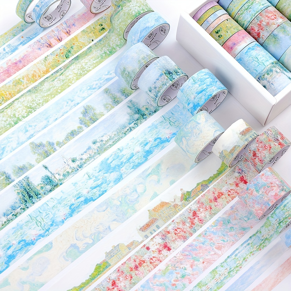Washi Tape Rolls - Conjunto de fita washi de jardim