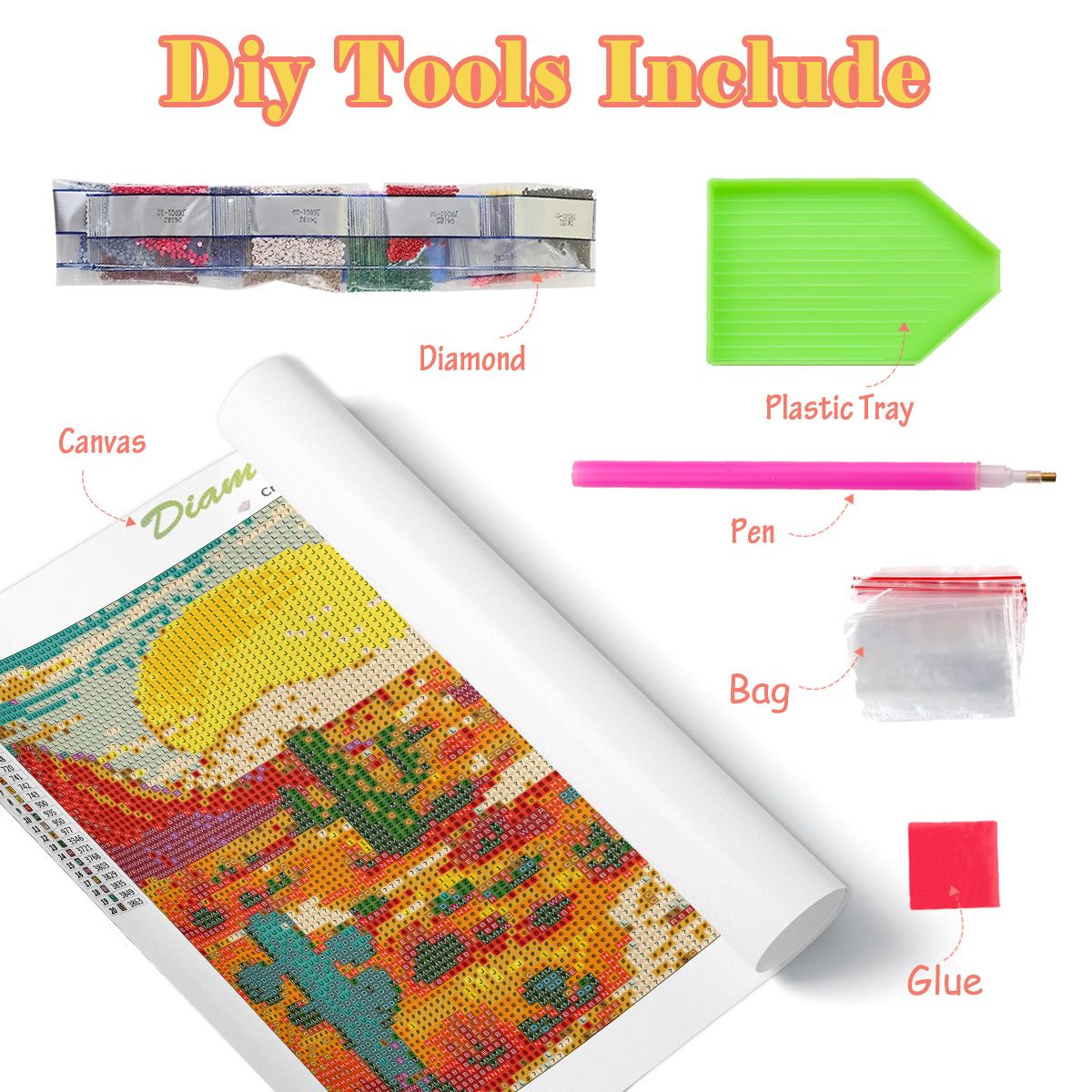 Fotocustom diy pintura diamant - Art And Craft Jungle avaliação e preço