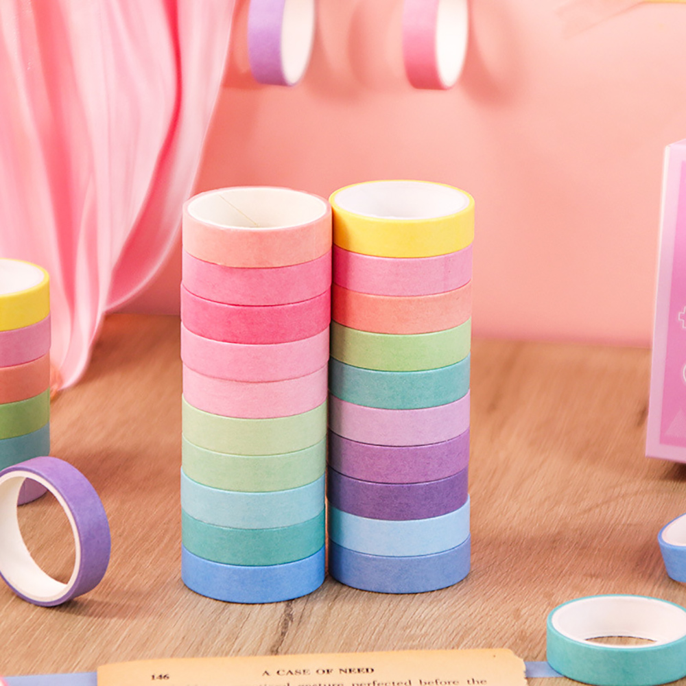 Conjunto de 20 rolos de fita w - Washi Tape Rolls avaliação e preço