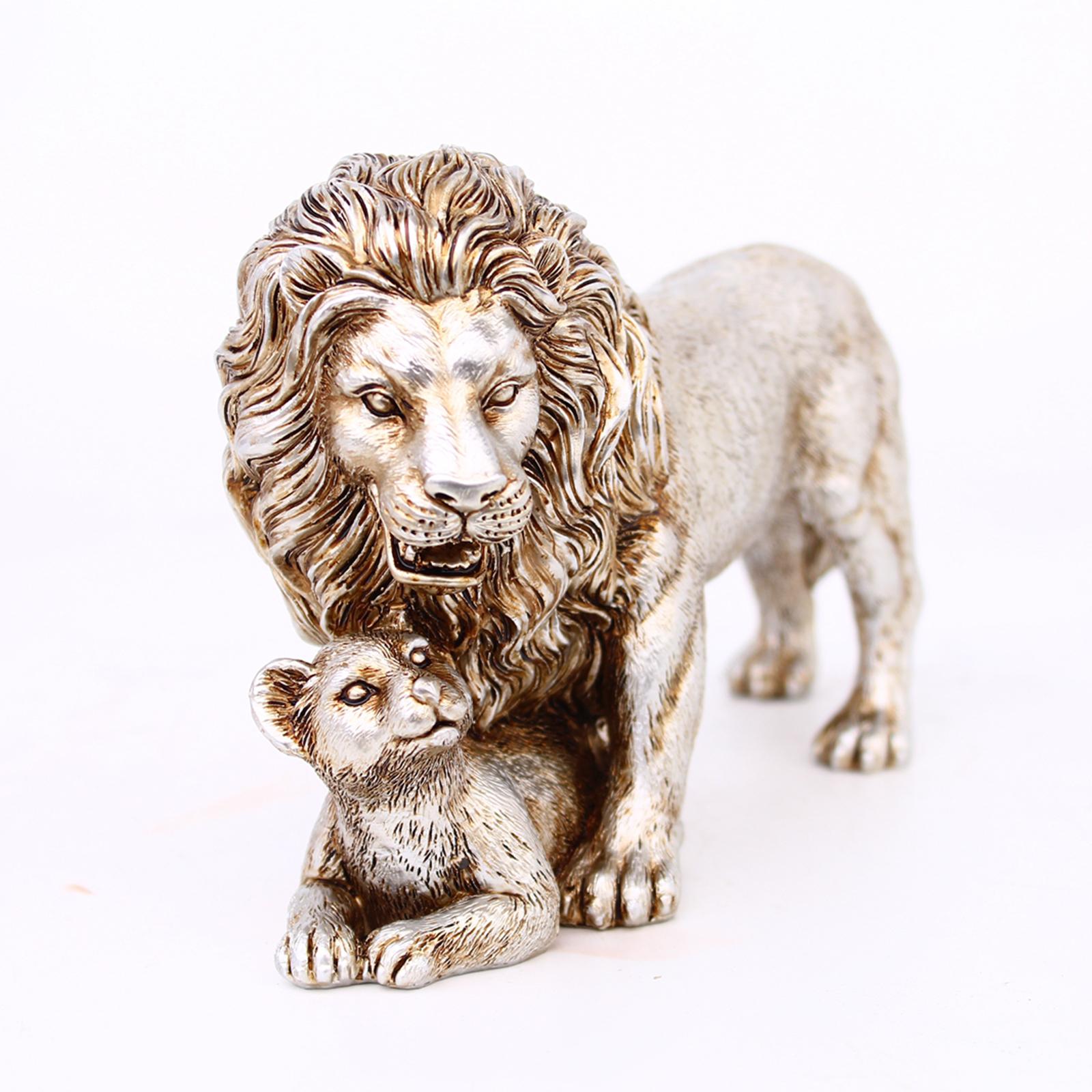 Estátua de leão decoração de c - Art Craft Lion avaliação e preço