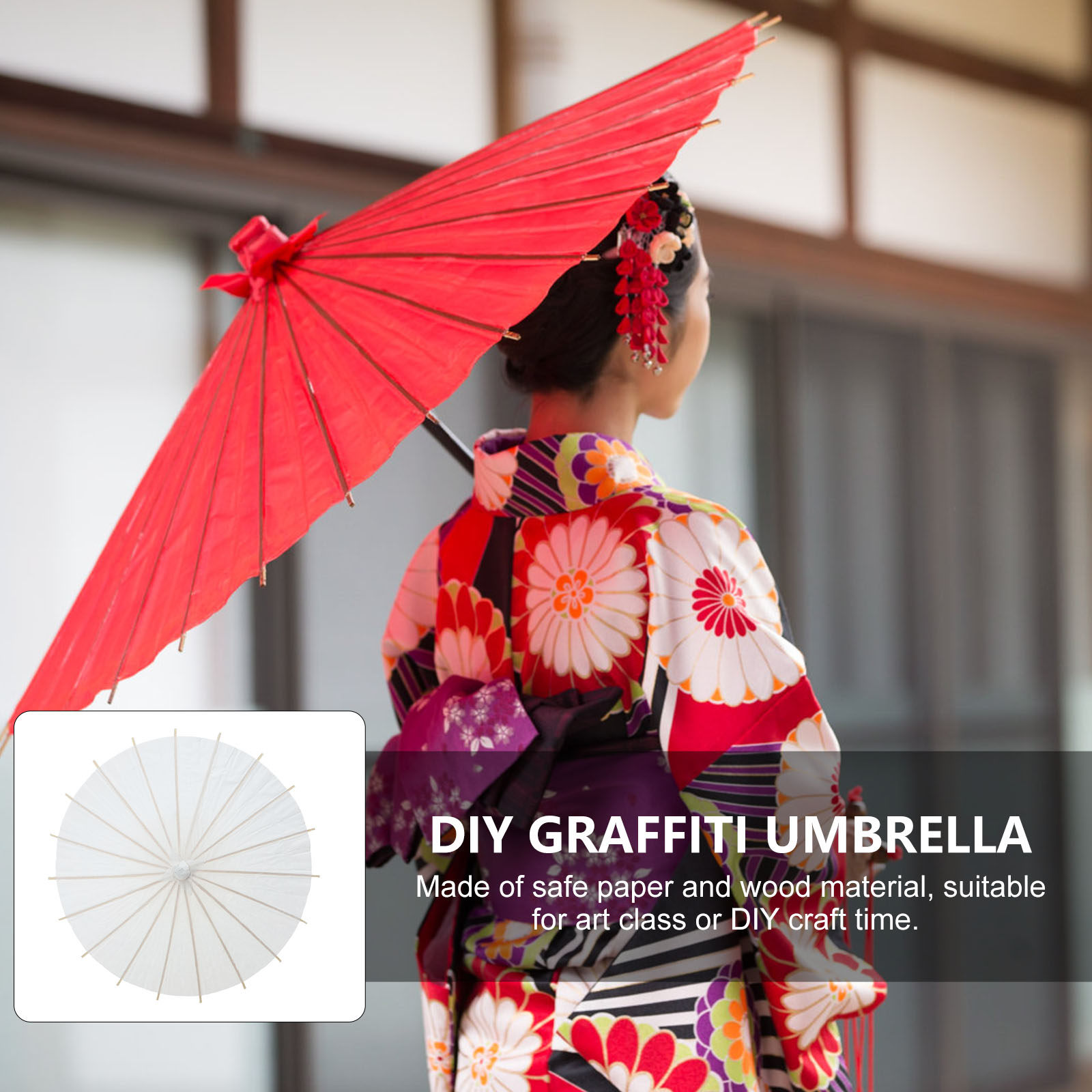 2 Peças Guarda-chuva em Papel  - Art Craft Class avaliação e preço