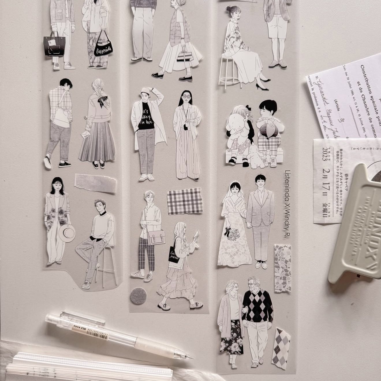 Fita Washi PET Decorativa 1 Lo - Washi Tape Rolls avaliação e preço