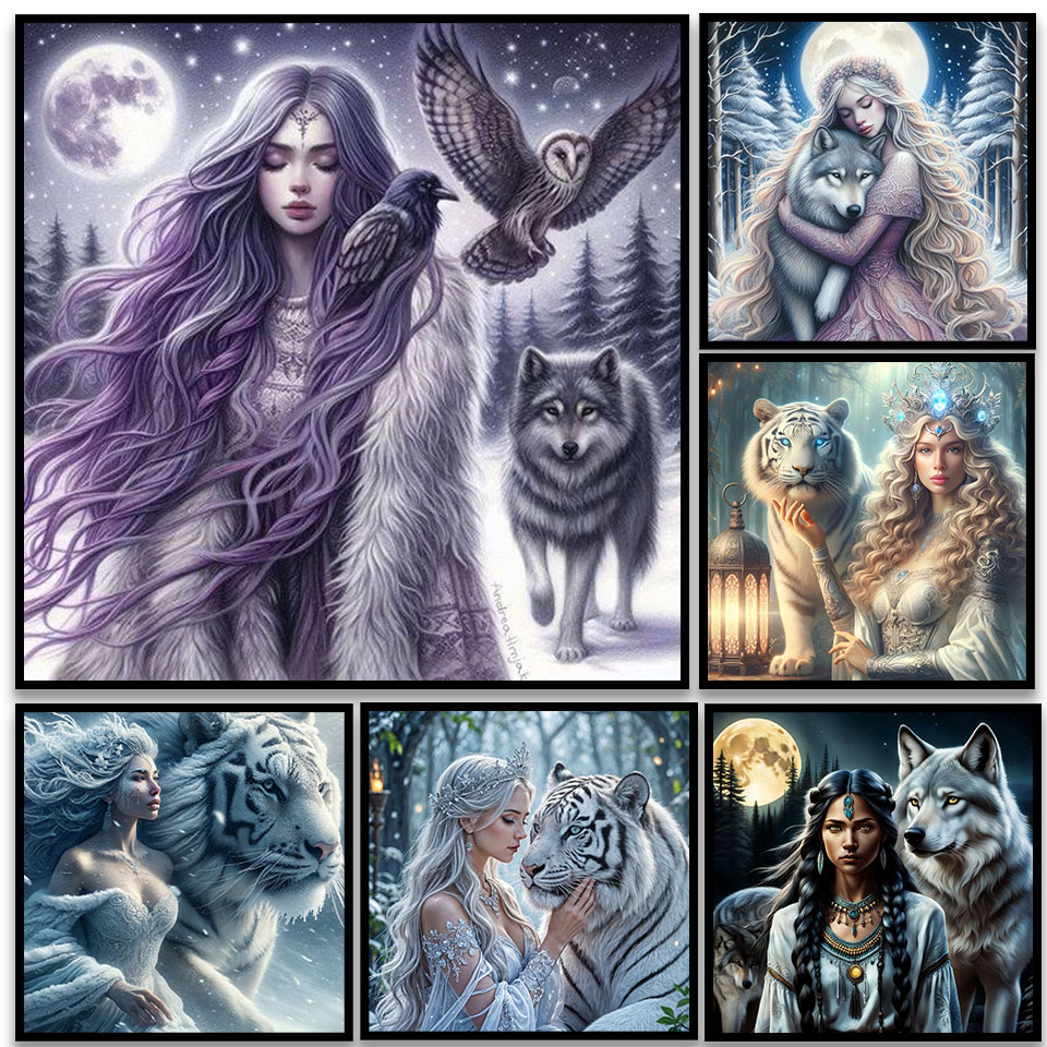 Pintura diamante 5D DIY: Mulhe - Art Craft Lion avaliação e preço