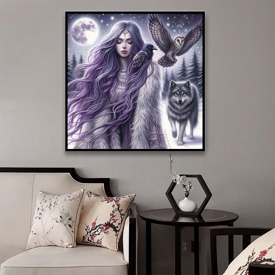 Pintura diamante 5D DIY: Mulhe - Art Craft Lion avaliação e preço