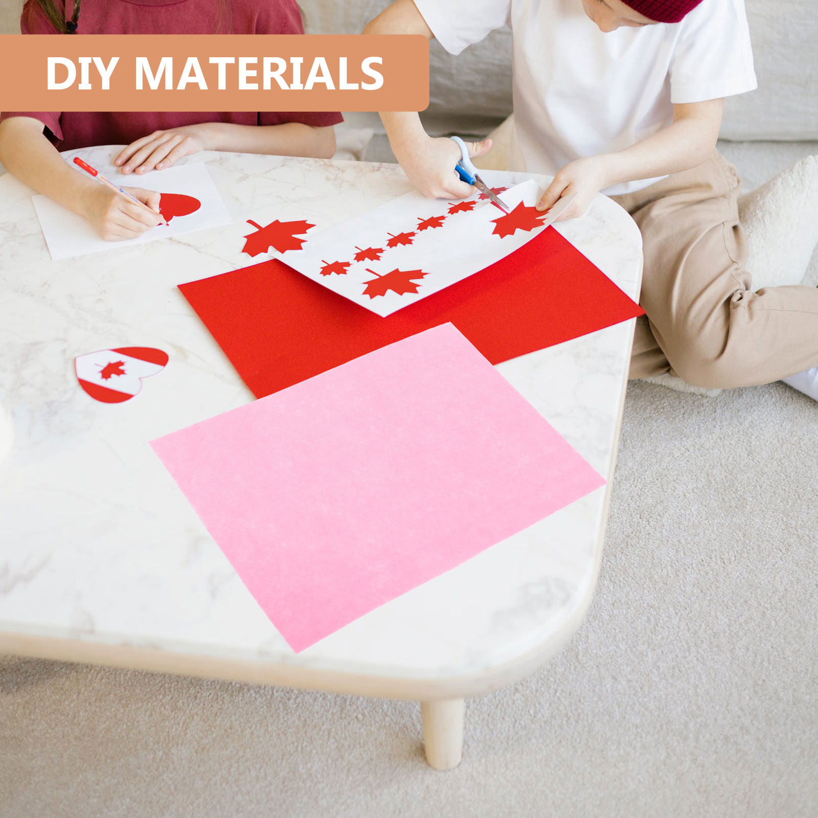 6 Folhas de Tecido Não Tecido  - Art Craft For Kindergarten avaliação e preço
