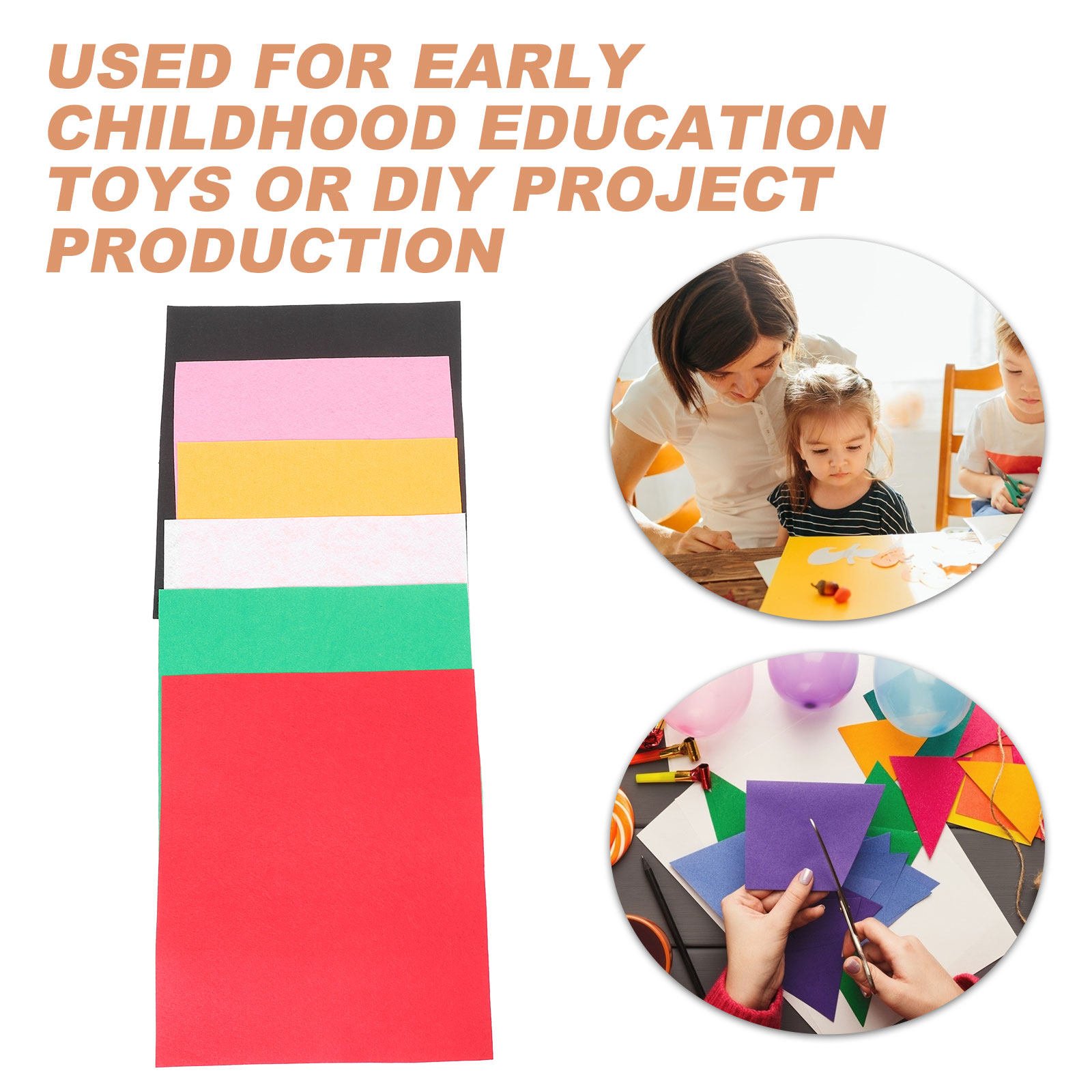 6 Folhas de Tecido Não Tecido  - Art Craft For Kindergarten avaliação e preço