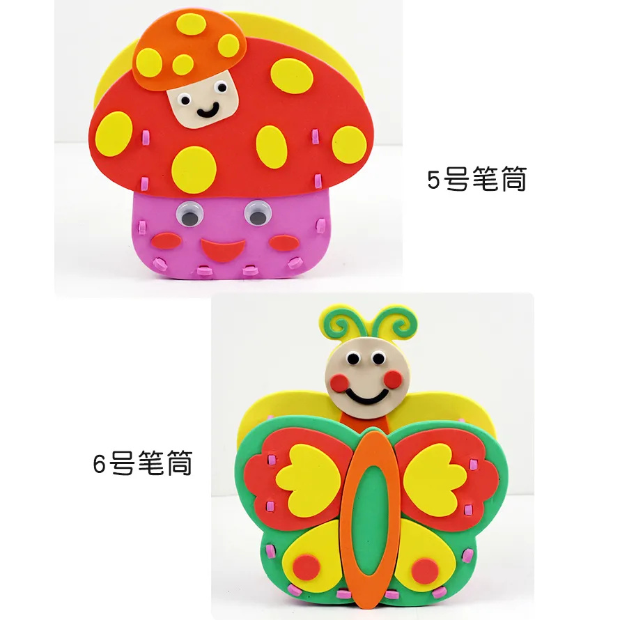 2 pçs diy dos desenhos animado - Art Craft For Kindergarten avaliação e preço