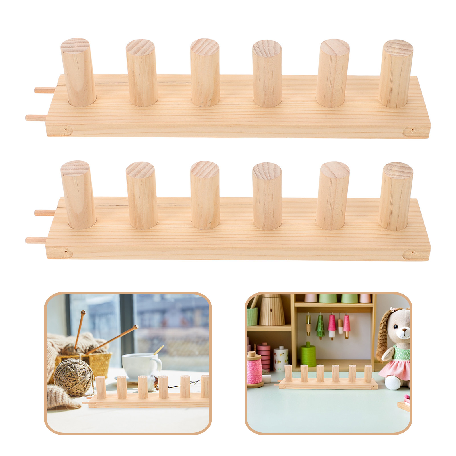 Tear de Tricô de Madeira para  - Loom Weaving Frame avaliação e preço