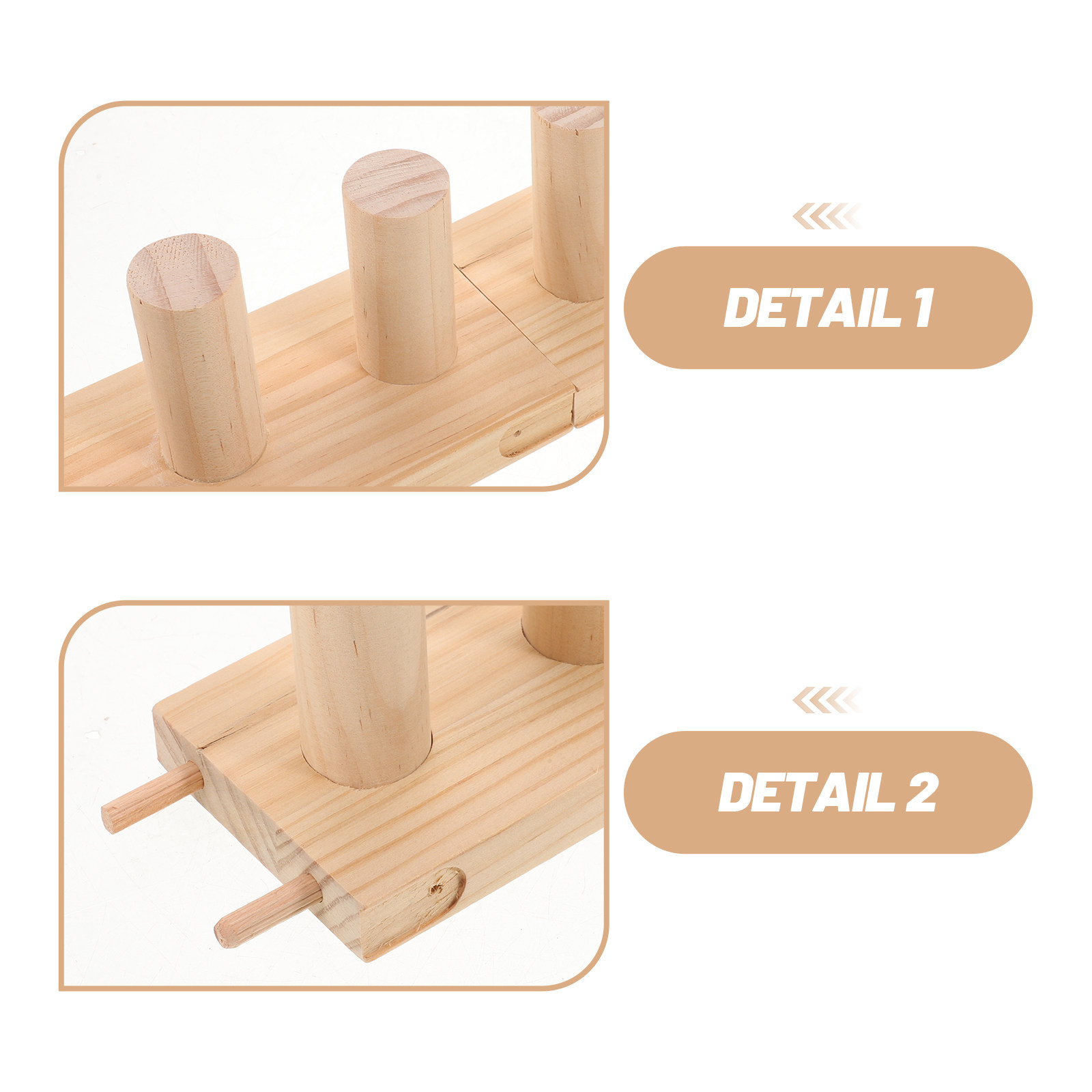 Tear de Tricô de Madeira para  - Loom Weaving Frame avaliação e preço
