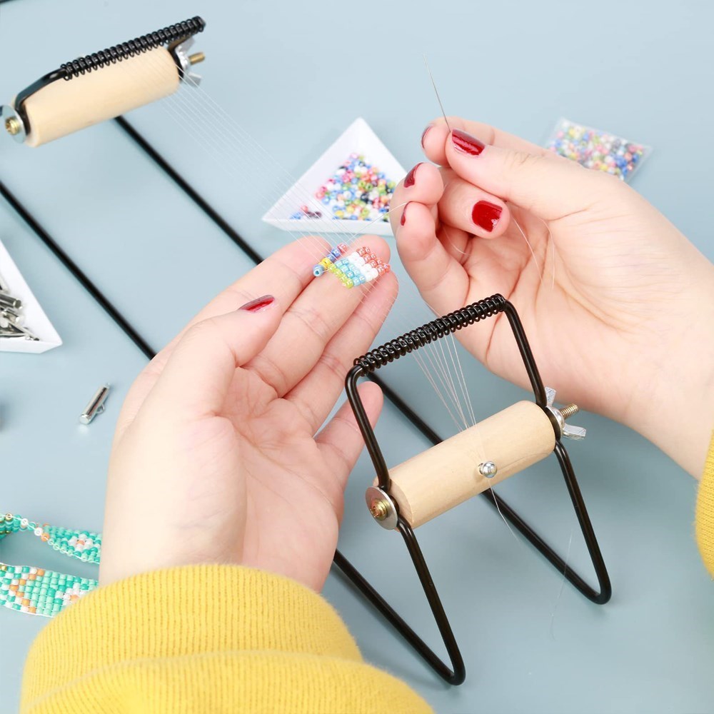 Tecelagem Beading Tear com Elá - Loom Weaving Frame avaliação e preço