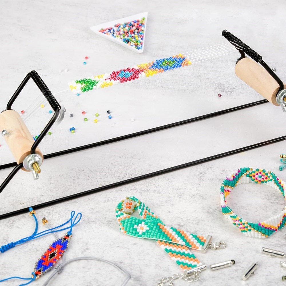 Tecelagem Beading Tear com Elá - Loom Weaving Frame avaliação e preço