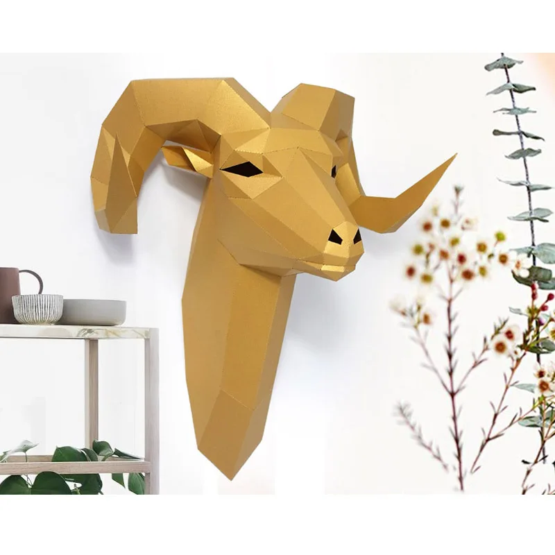 Pré-corte bighorn ovelha selva - Wallpaper Art And Craft avaliação e preço