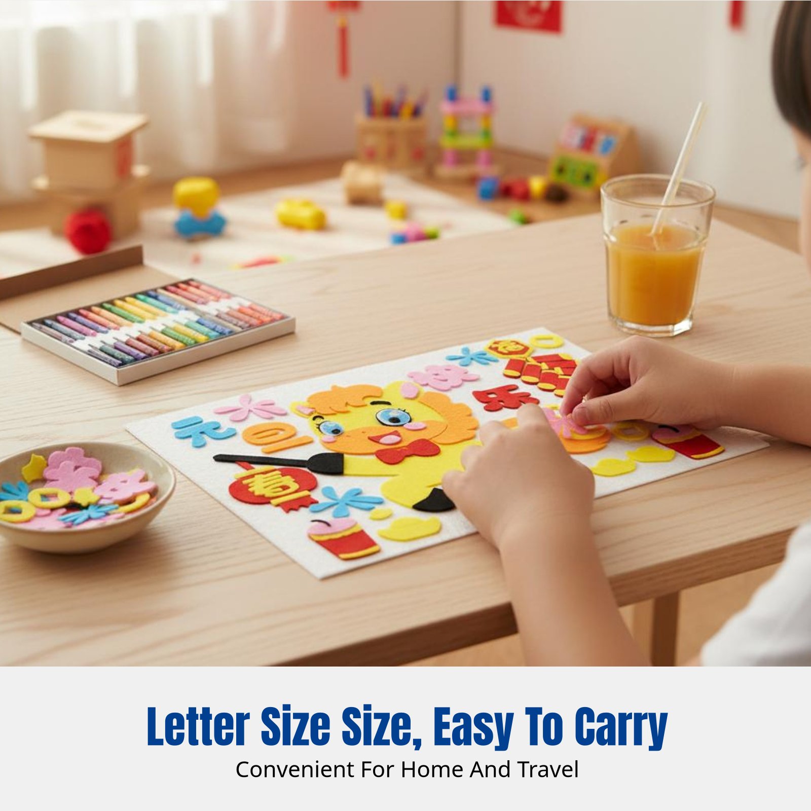 Adesivo de Arte em Tecido DIY  - Art Craft For Kindergarten avaliação e preço