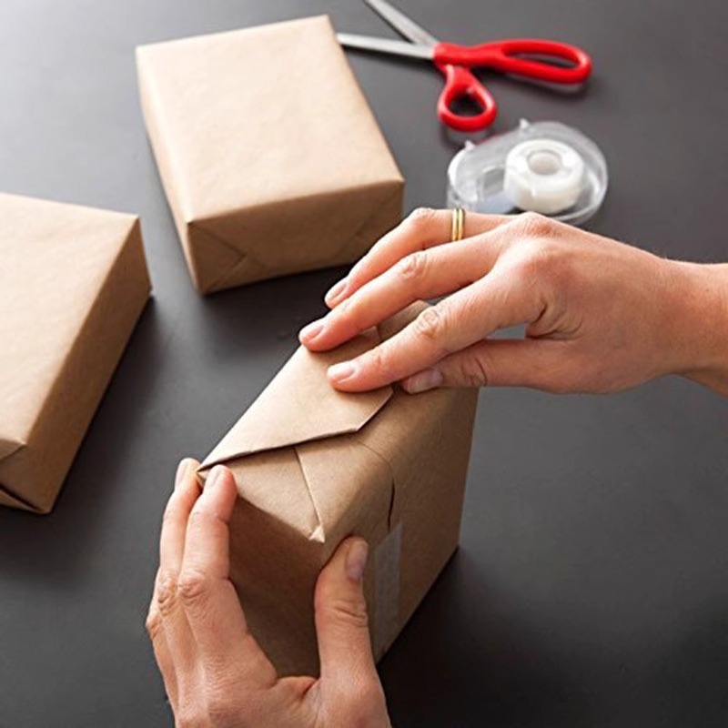 Papel kraft marrom, ideal para - Wallpaper Art And Craft avaliação e preço