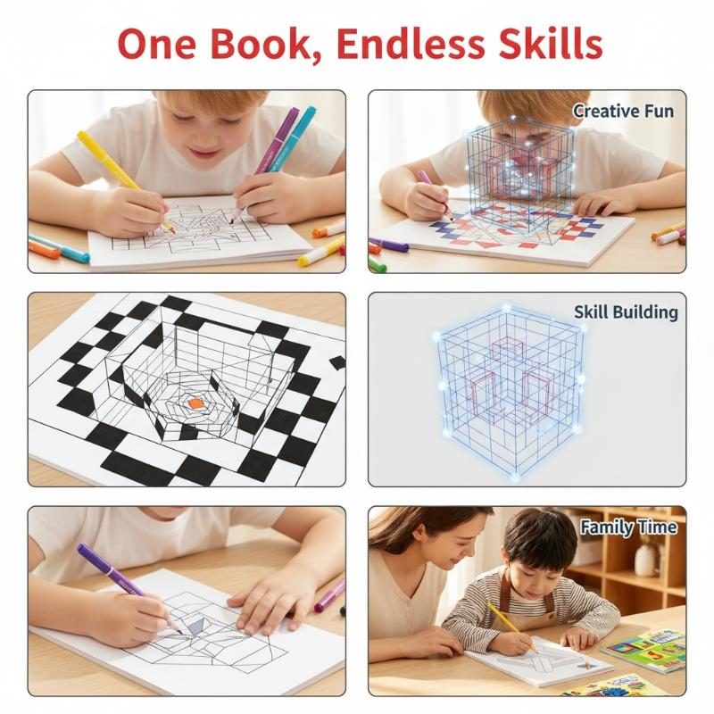 Arte Estereoscópica Mágica 3D, - Art Craft For Kindergarten avaliação e preço