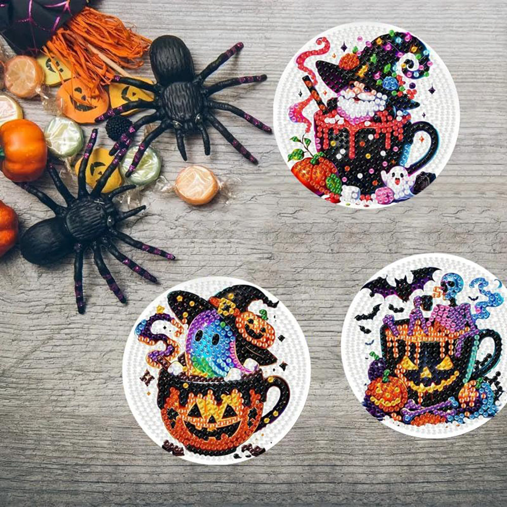 8 pçs 5d halloween gnome pintu - Art Craft For Adults avaliação e preço