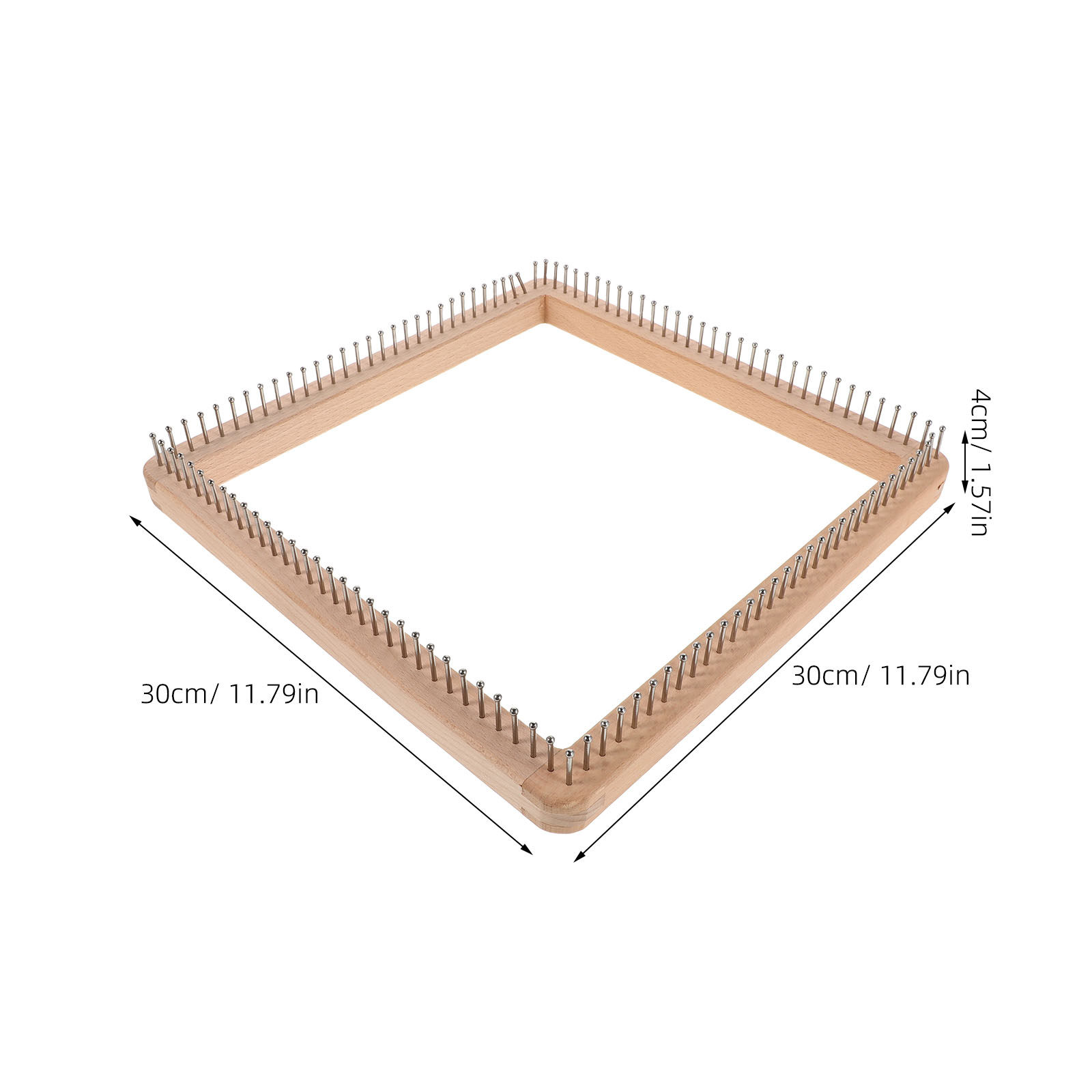 Tábua de Tricô de Madeira 30x3 - Loom Weaving Frame avaliação e preço