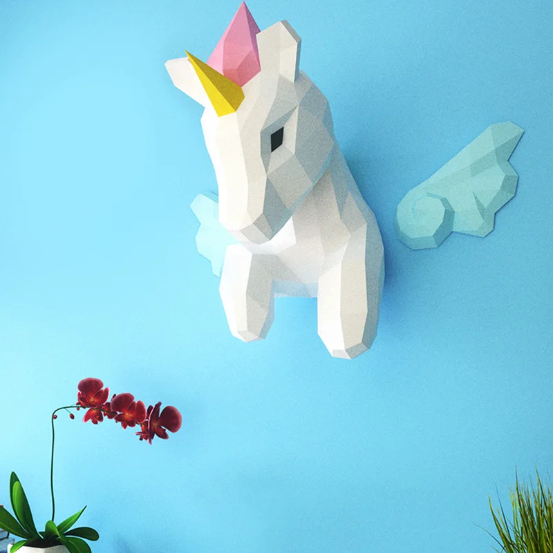 Arco-íris unicórnio animal dec - Wallpaper Art And Craft avaliação e preço