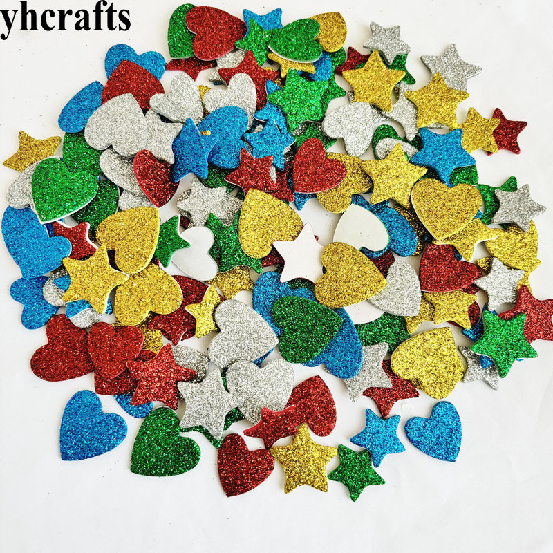 Glitter Star e Hearts Foam Ade - Art Craft For Kindergarten avaliação e preço