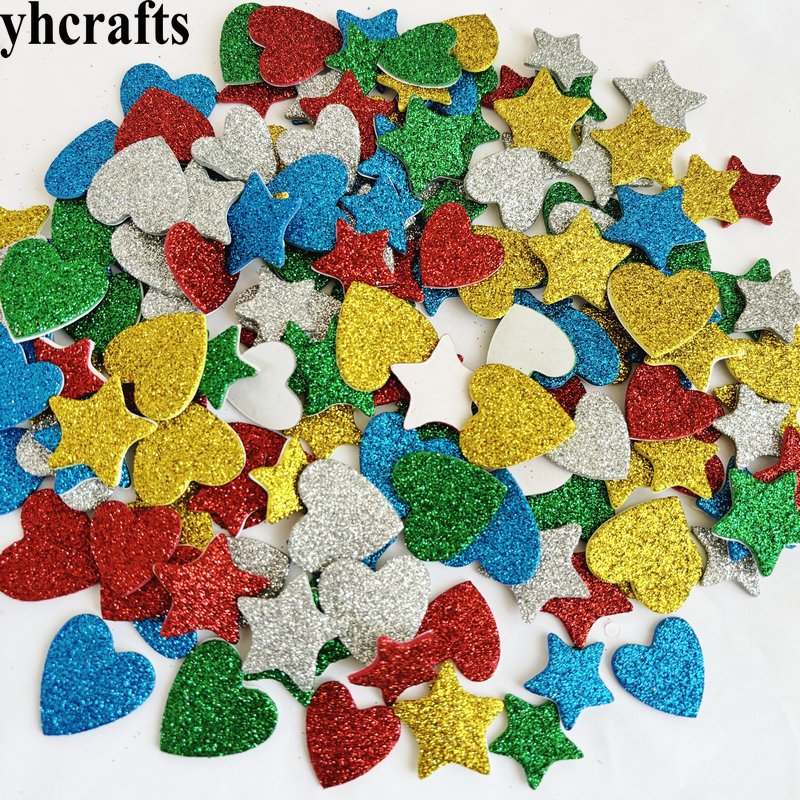 Glitter Star e Hearts Foam Ade - Art Craft For Kindergarten avaliação e preço