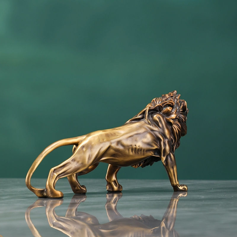 Ornamento de escultura de leão - Art Craft Lion avaliação e preço