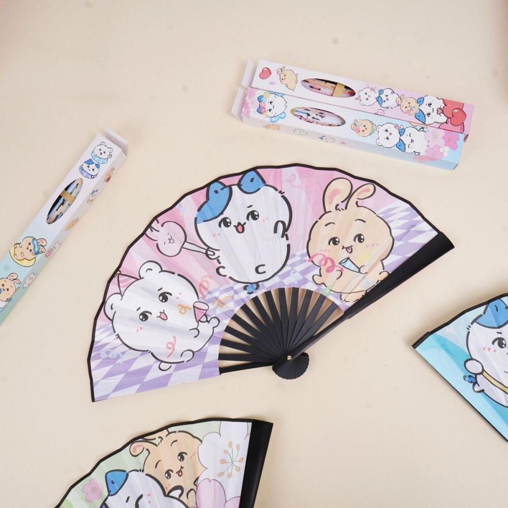 Leque Dobrável Kawaii Chiikawa - Art Craft Japan avaliação e preço