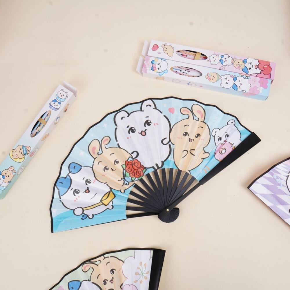 Leque Dobrável Kawaii Chiikawa - Art Craft Japan avaliação e preço
