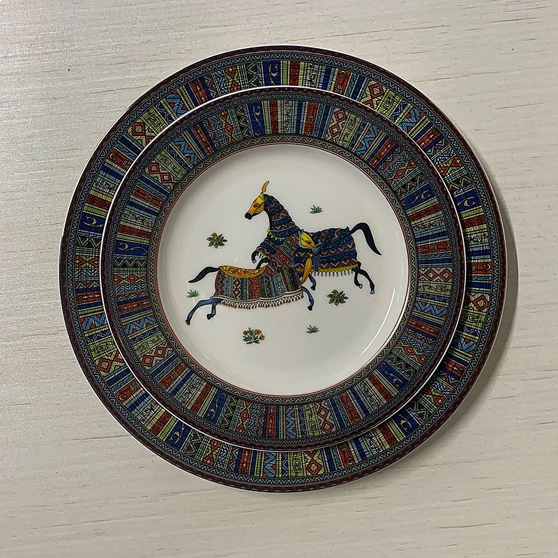 Prato de Jantar de Porcelana F - Art And Craft Jungle avaliação e preço