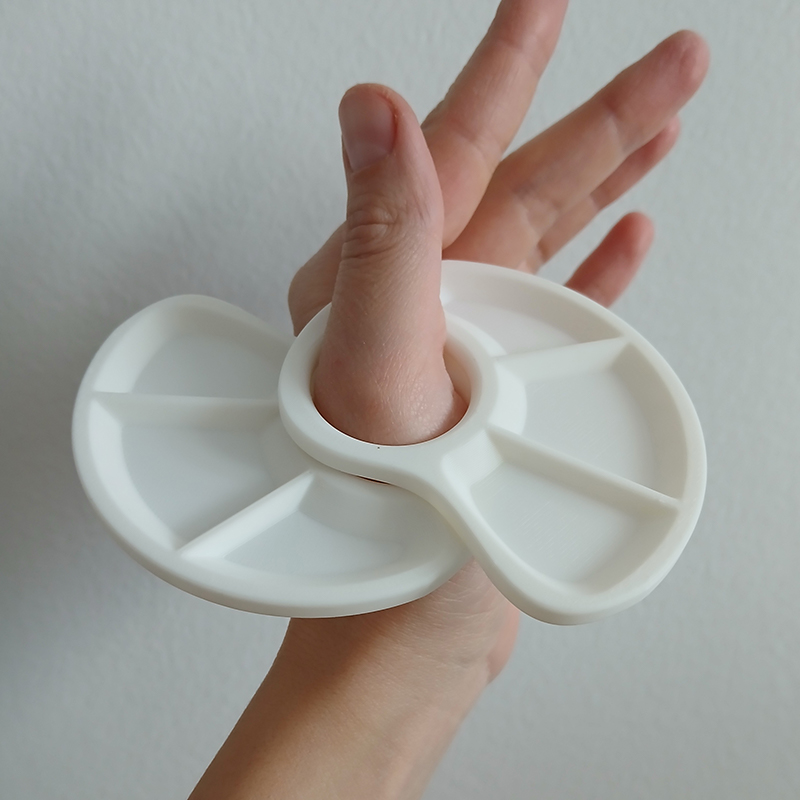 Paleta de dedo ergonômica, des - Art Craft Class avaliação e preço