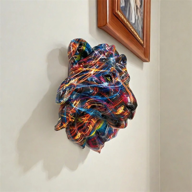 Decoração de Parede em Resina  - Art Craft Lion avaliação e preço
