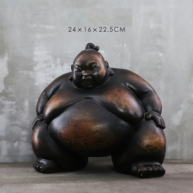 Figura de sumô japonês estatue - Art Craft Japan avaliação e preço