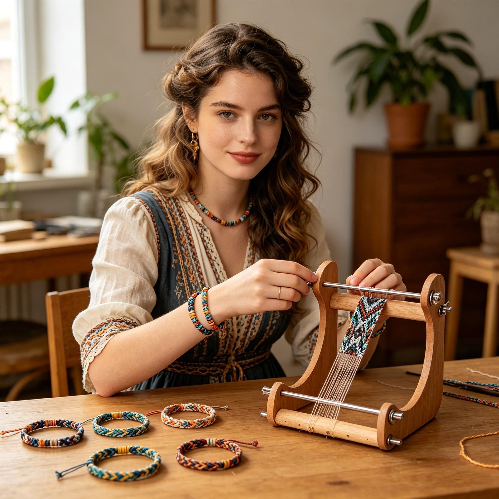 1 unidade de Máquina de Tecela - Loom Weaving Frame avaliação e preço